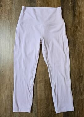 Lululemon Women's Double Align Crop 21" HR Legging Lilac Purple Size 6
